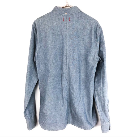 JOES JEANS Pinpoint Oxford Button Down Shirt - Picture 3 of 5